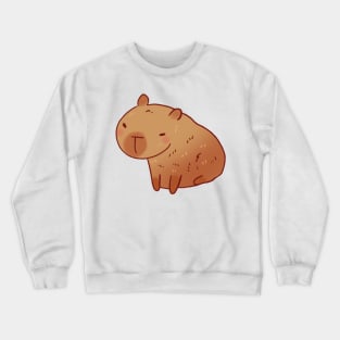 Chunky Capybara illustration Crewneck Sweatshirt